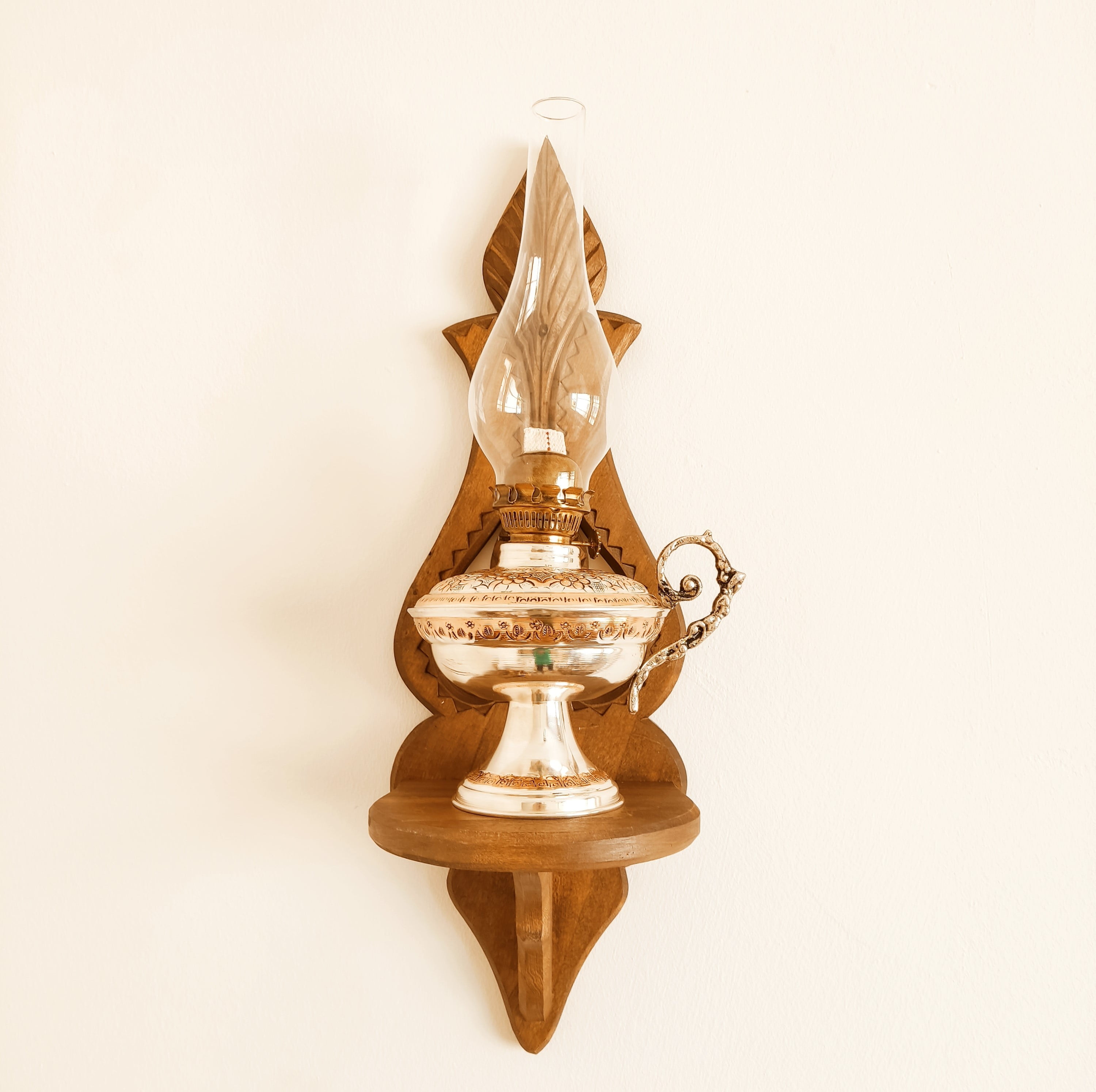 Kerosene Lamp, Handmade Vintage Oil Lamp, Oil Lamp, Copper Oil Lamp, Copper Oil Lamp