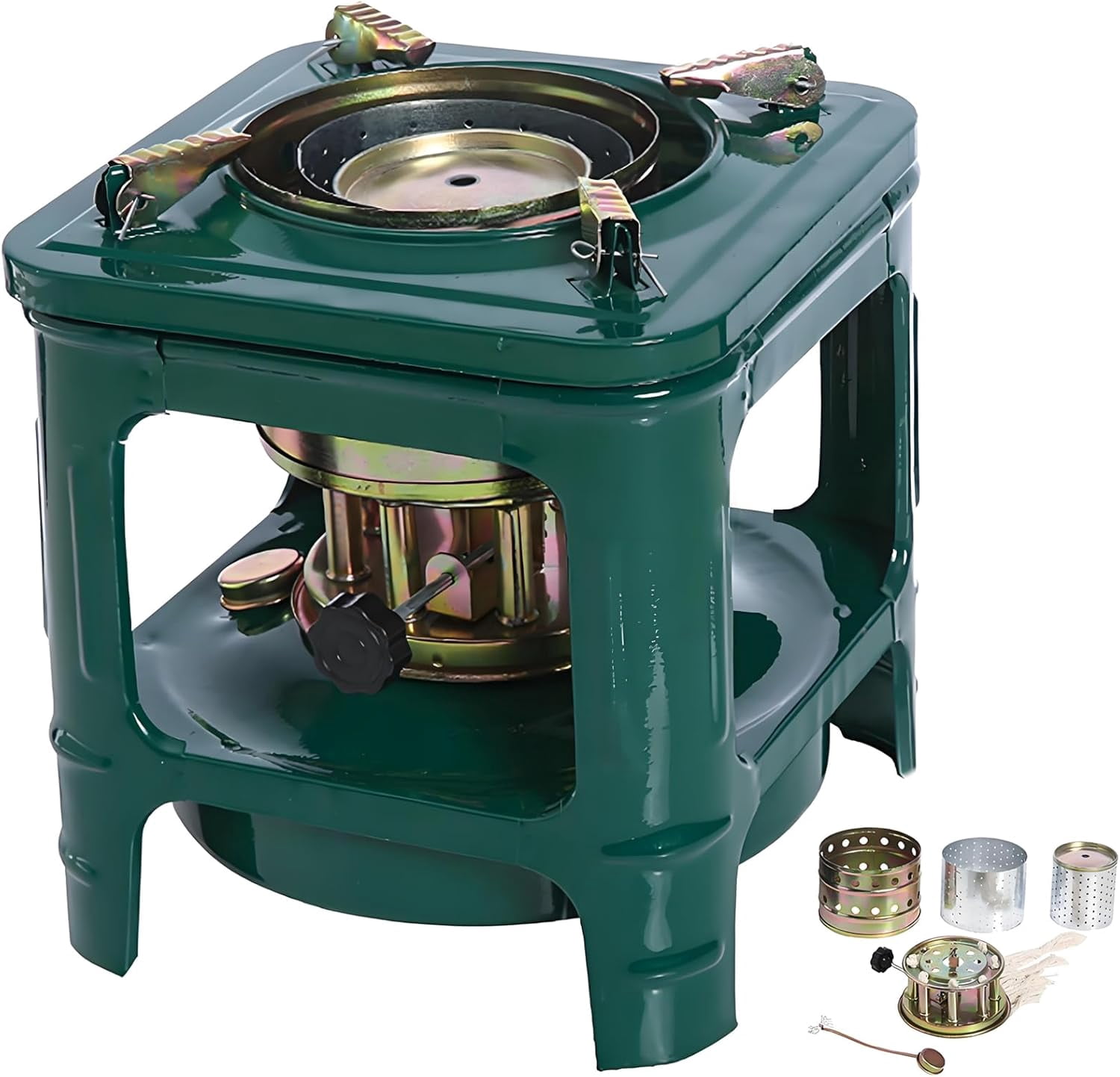 Kerosene Stove 8 Wicks Portable Camping Stove for Backpacking Hiking Outdoor Adventure with Cookware Burner, Lightweight Oil Stoves Cooker,fogon de petrleo para cuba (1 PCS)