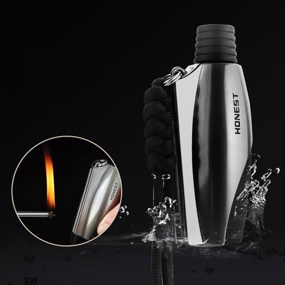 Kerosene Ten thousand Matches Refillable Outdoor Camping Gadget Lighter