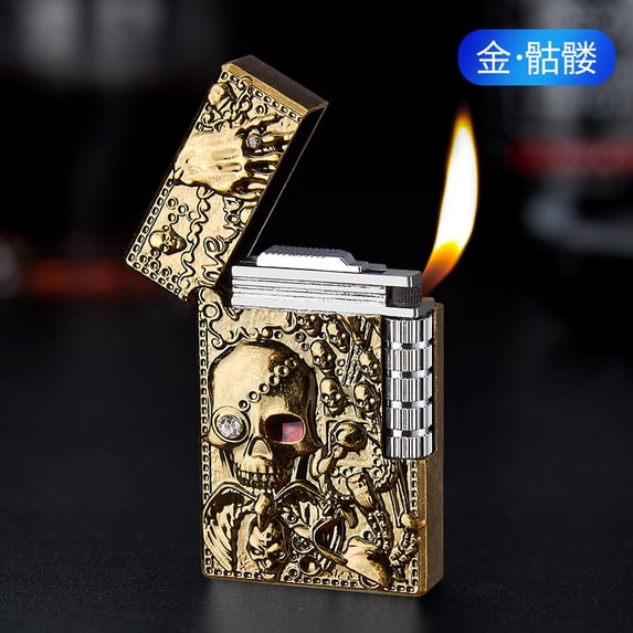 Kerosene lighter, Top Metal Pocket Lighter Daily Use, Sold Without Fuel.