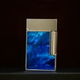 thumbnail image 1 of Kerosene lighter, Top Metal Pocket Lighter Daily Use, Sold Without Fuel.,SKU00958-金色蓝贝-双面, 1 of 19
