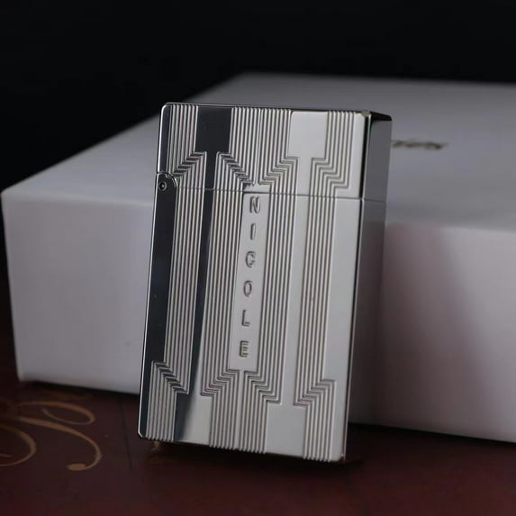 Kerosene lighter, Top Metal Pocket Lighter Daily Use, Sold Without Fuel.,SKU00740-尼克尔