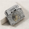 thumbnail image 1 of Kerosene lighter, Top Metal Pocket Lighter Daily Use, Sold Without Fuel.,龙凤呈祥, 1 of 9