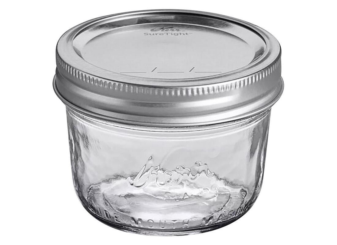 ◆jar◆ Kerr 2139400 500 Mason Jar, 0.5 pt Capacity, Glass - pack of