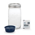 thumbnail image 1 of Kerr Humidity Control Jar for Dried Fruit, Herbs, Pantry | 1 Quart (32oz) Wide Mouth Mason Jar | Mason Jar Lid, 1 of 6