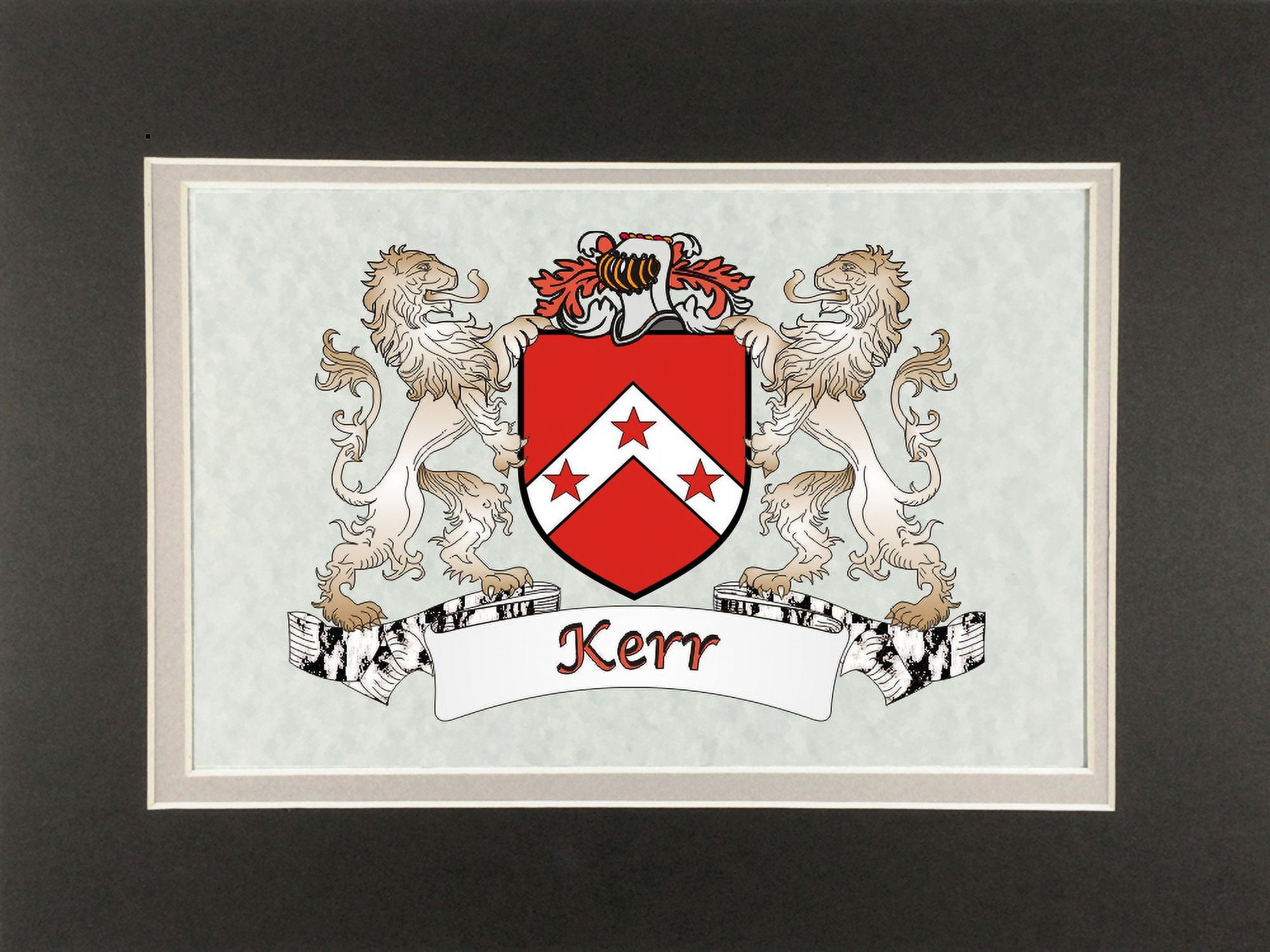 Kerr Irish Coat of Arms Print - Frameable 9" x 12" - Walmart.com