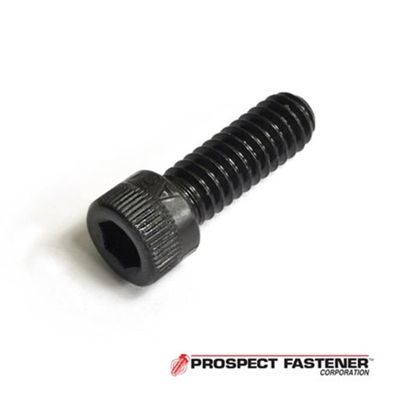 1/4"-28 Socket Head Cap Screw, Socket, Black Oxide Alloy Steel, 1/2 in Length, 100 PK