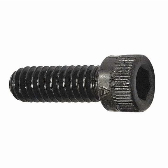 7/16"-14 Socket Head Cap Screw, Socket, Black Oxide Alloy Steel, 1 in Length, 100 PK