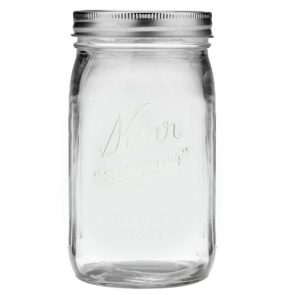 Kerr Wide Mouth 32 Oz Quart Jar Single