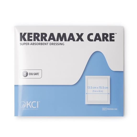 KerraMax Care Sterile Super Absorbent Dressing Rectangle 5 x 6" PRD500-100 1 EA