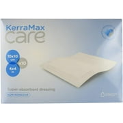 kerramax عناية فائقة الامتصاص ، 4 بوصات &times; 4 بوصات ، معقمة ، 10 عد