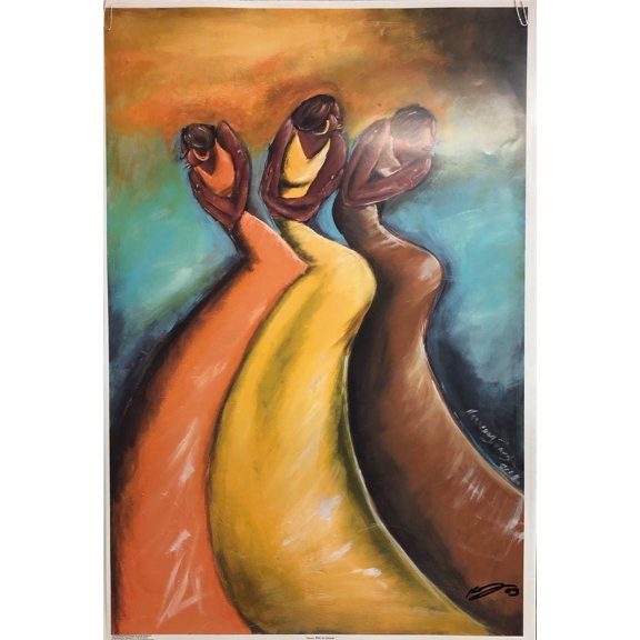 Kerream Jones "Sisters with an Attitude" Hand Signed Art NEW Generic