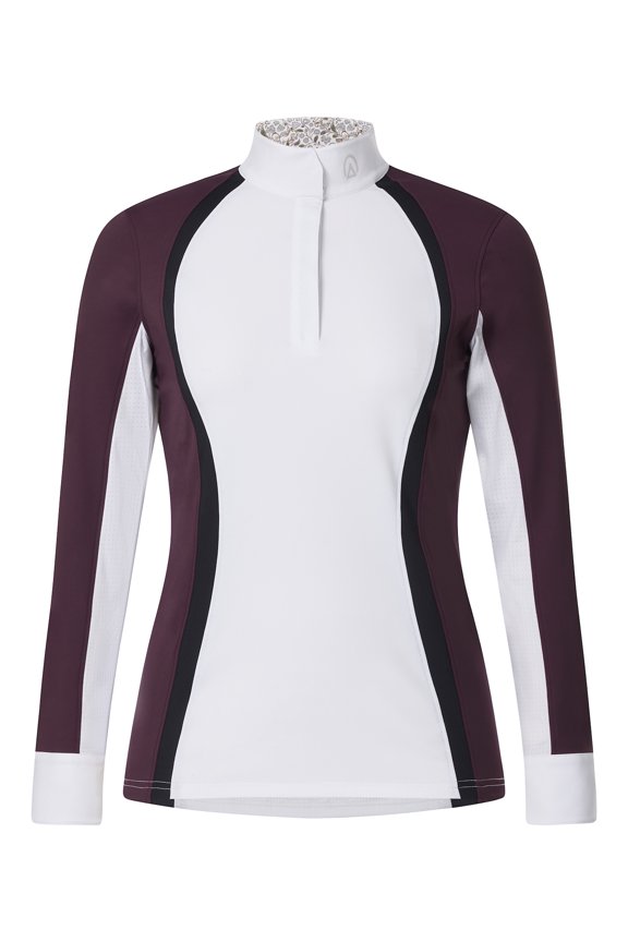 s Affinity® Long Sleeve Show Shirt (Vineyard/Filigree Horse, XL)