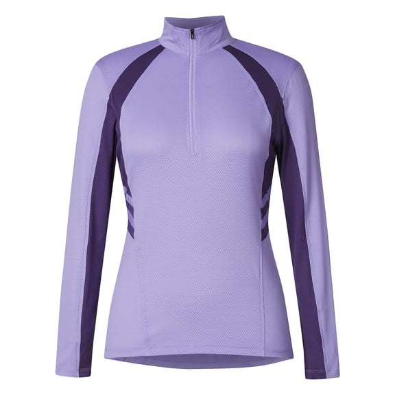 Kerrits Always Cool Ice Fil® Long Sleeve - Solid (Violet, 1X)