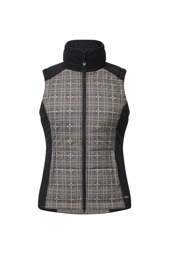 Bits of Plaid Quilted Vest (EQ Plaid, M)