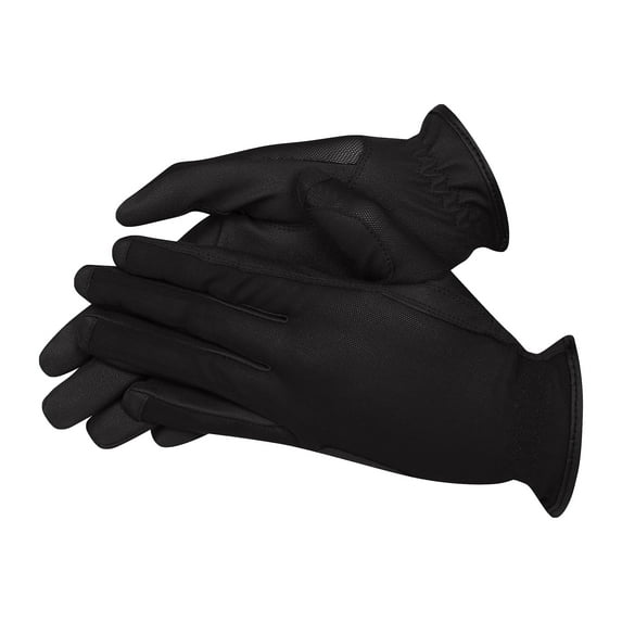 Kerrits Black Mesh Riding Gloves (Small)