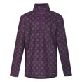 thumbnail image 1 of Kerrits Kids Tempo Fleece Tech Top (Raisin Bit of Frost, S), 1 of 4
