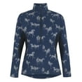 thumbnail image 1 of Kerrits Ladies Horse Sense Fleece Half Zip Print Top, 1 of 2