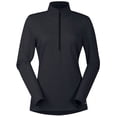 thumbnail image 1 of KERRITS Women's Ice Fil Lite Solid Long Sleeve Riding Shirt, Color: Black, Size: S, 1 of 6