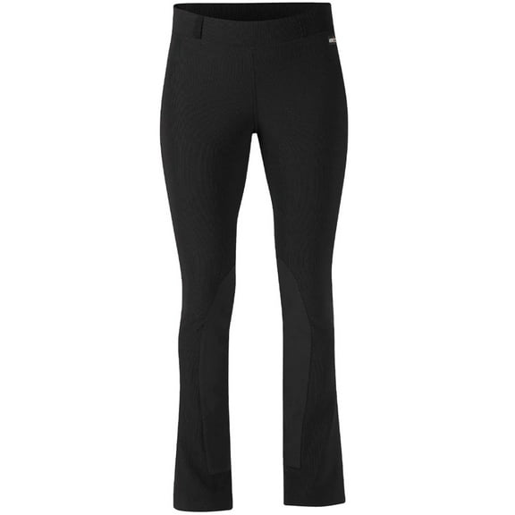 KERRITS Adult Female Microcord Extended Knee Patch Bootcut Tall Riding Pants, Color: Black, Size: XL (50413BLKXL)