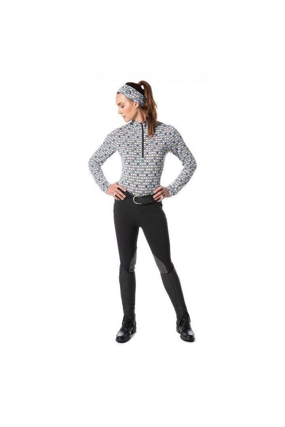 Ladies Petite Cross-Over II Knee Patch Breeches