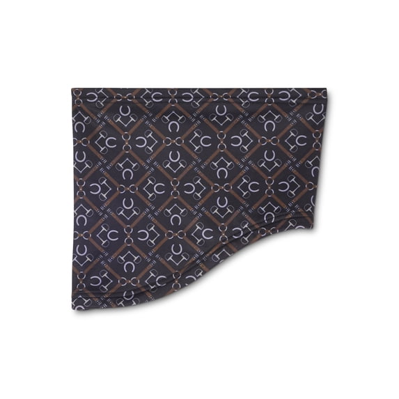 Kerrits On Course Fleece Neck Warmer (Black Tack Trunk Geo, One Size)