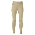 thumbnail image 1 of KERRITS Adult Female Power Stretch Knee Patch Pocket Tight, Color: Tan, Size: L (50252TANL), 1 of 2