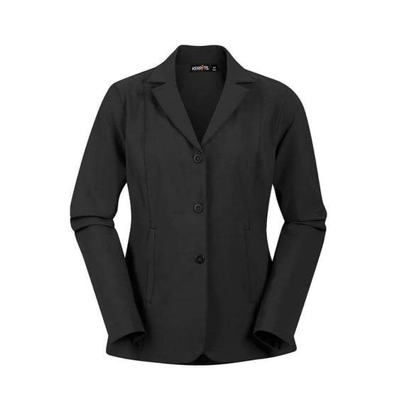 KERRITS Adult Female Stretch Competitor 3-Snap Koat, Color: Black, Size: XS