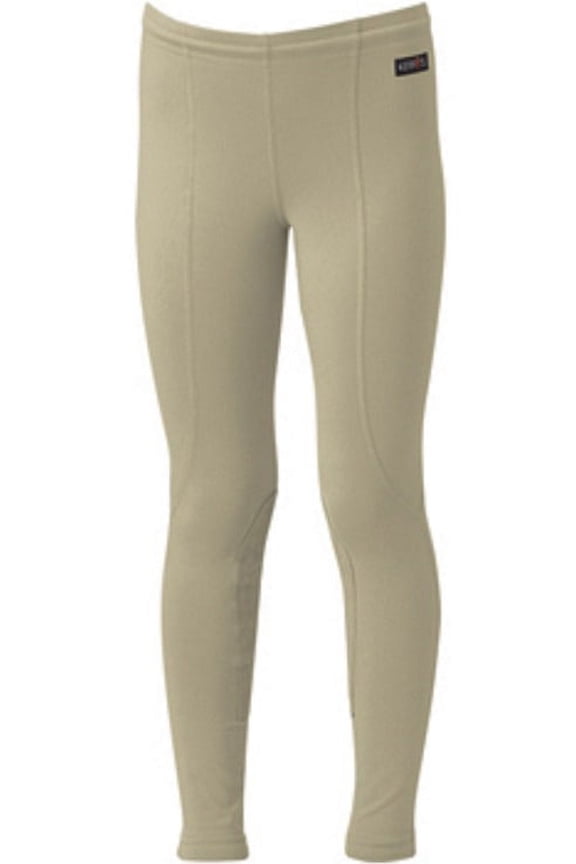 Women's Flow Rise Performance Tights in Black or Tan (Tan, 2X)