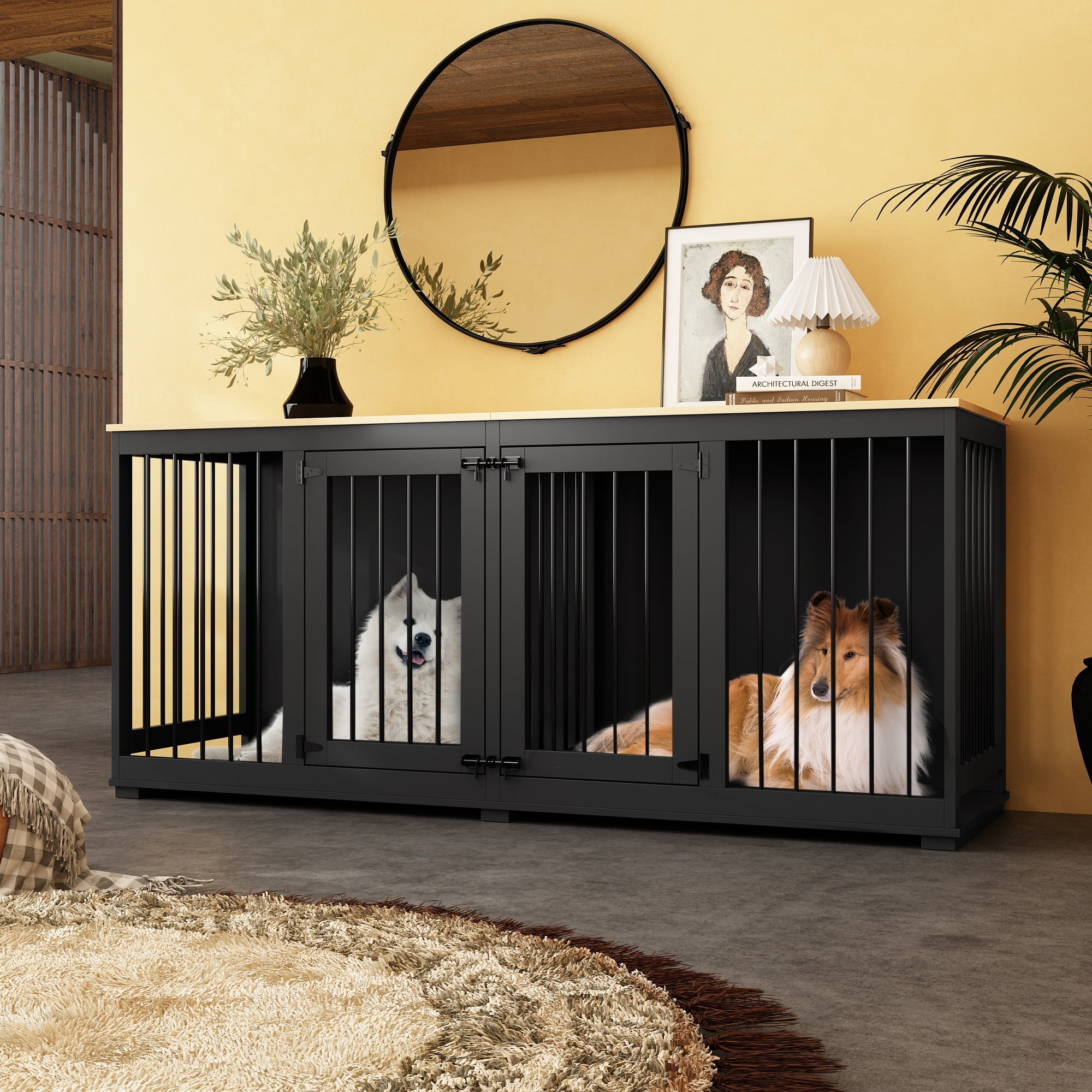 Double Wooden Crate Photography Dividers