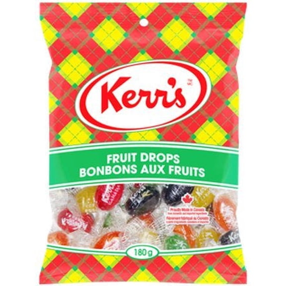Kerrs Fruit Drops Candy 180 grams 6.34 oz