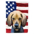 thumbnail image 1 of Kerry Beagle American Flag Flag Canvas House Size, 1 of 4