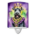 thumbnail image 1 of Kerry Blue Terrier King of Mardi Gras Ceramic Night Light 4 in x 6 in, 1 of 3