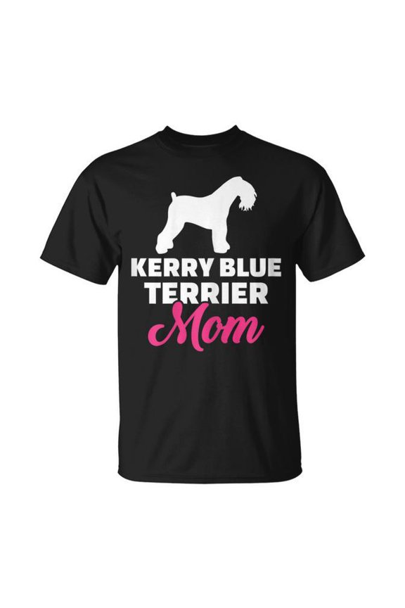Kerry Blue Terrier Mom T-Shirt Size S-5XL