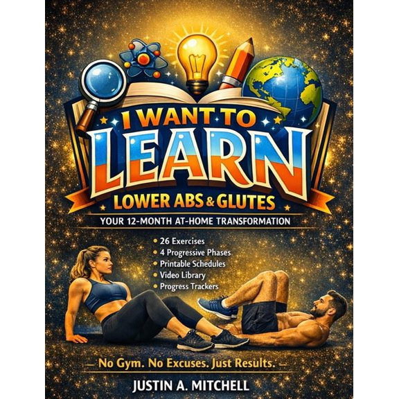 I Want to Learn Lower Abs & Glutes: Your 12-Month At-Home Transformation, (Paperback)