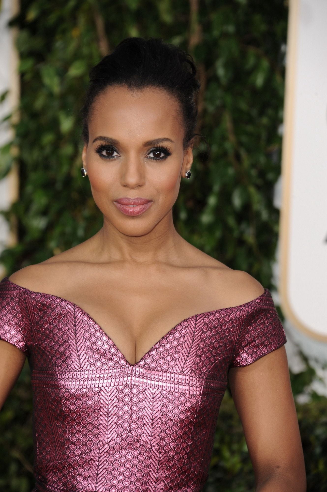 Kerry Washington At Arrivals For The 72Nd Annual Golden Globe Awards 2015 - Part 3 Canvas Art -  (16 x 20)