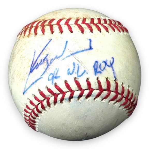 Kerry Wood Signed Autographed Baseball Cubs "98 NL ROY" JSA CG44465