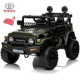 thumbnail image 1 of Kerry Yoo SQ3 12V Ride on Toys,Kids electric Car,Riding Toys for Toddler,Toyota SUV Kid Truck,Battery Powered Ride-on with Remote Control, 4 Motors,Bluetooth, Music,Lights-Army, 1 of 6