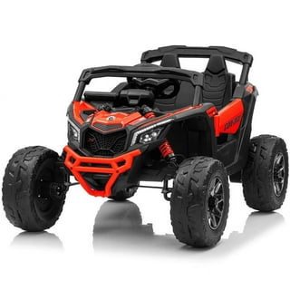 <特価>子供車　RED Amazon.com: 24V Kids Ride on 2 Seaters Electric Car with