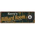 thumbnail image 1 of Kerry's Billiard Room Green Sign Man Cave 6x18 206180009193, 1 of 1