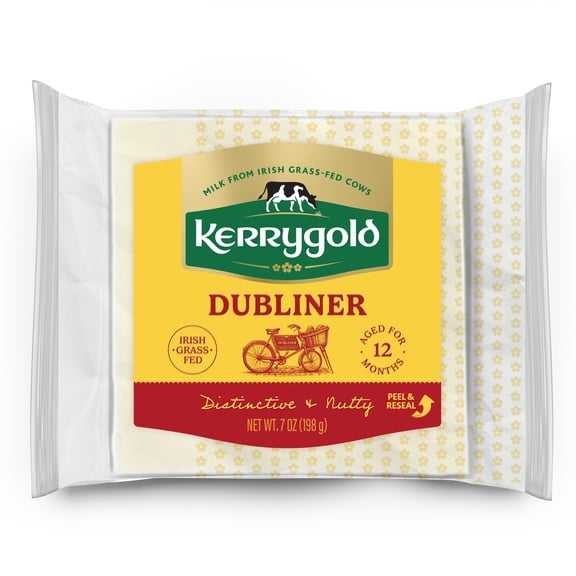 Kerrygold Irish Grass-Fed Dubliner Irish Cheese Block, 7oz.