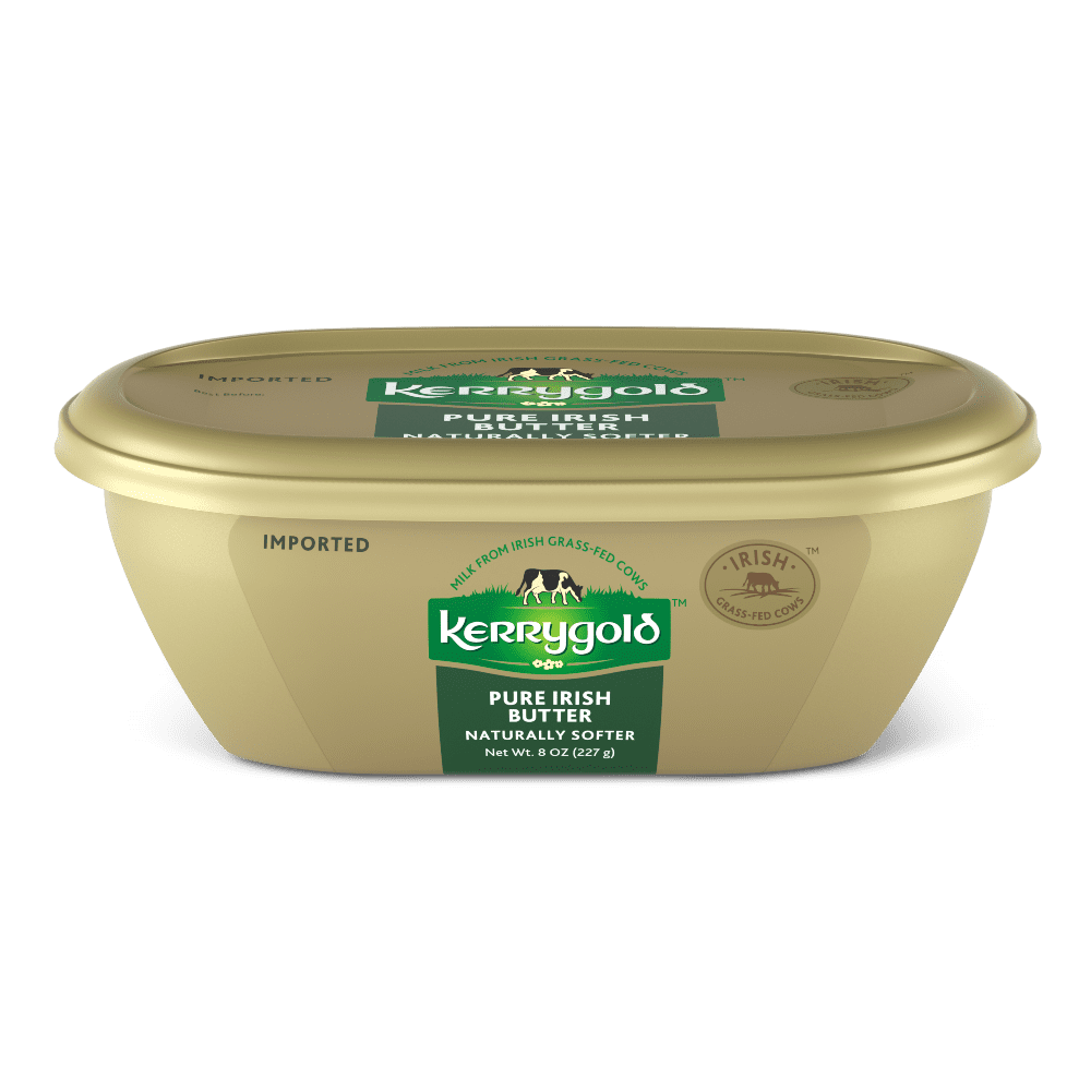 Kerrygold Naturally Softer Grass Fed Pure Irish Butter Tub, 8 oz