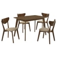 thumbnail image 1 of Kersey 5-piece Rectangular Dining Table Set Chestnut, 1 of 14