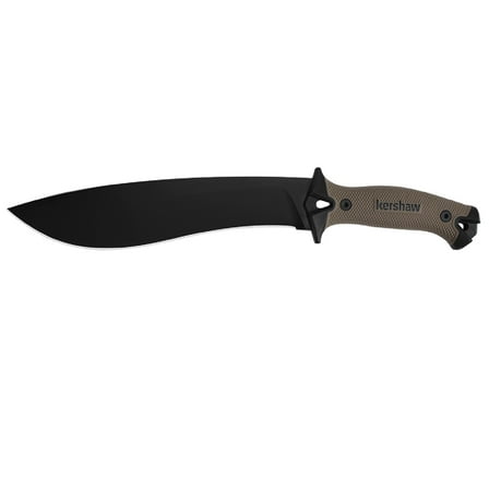 Kershaw Camp 10 - Tan Machete, 10-in. Carbon Steel Blade with Sheath