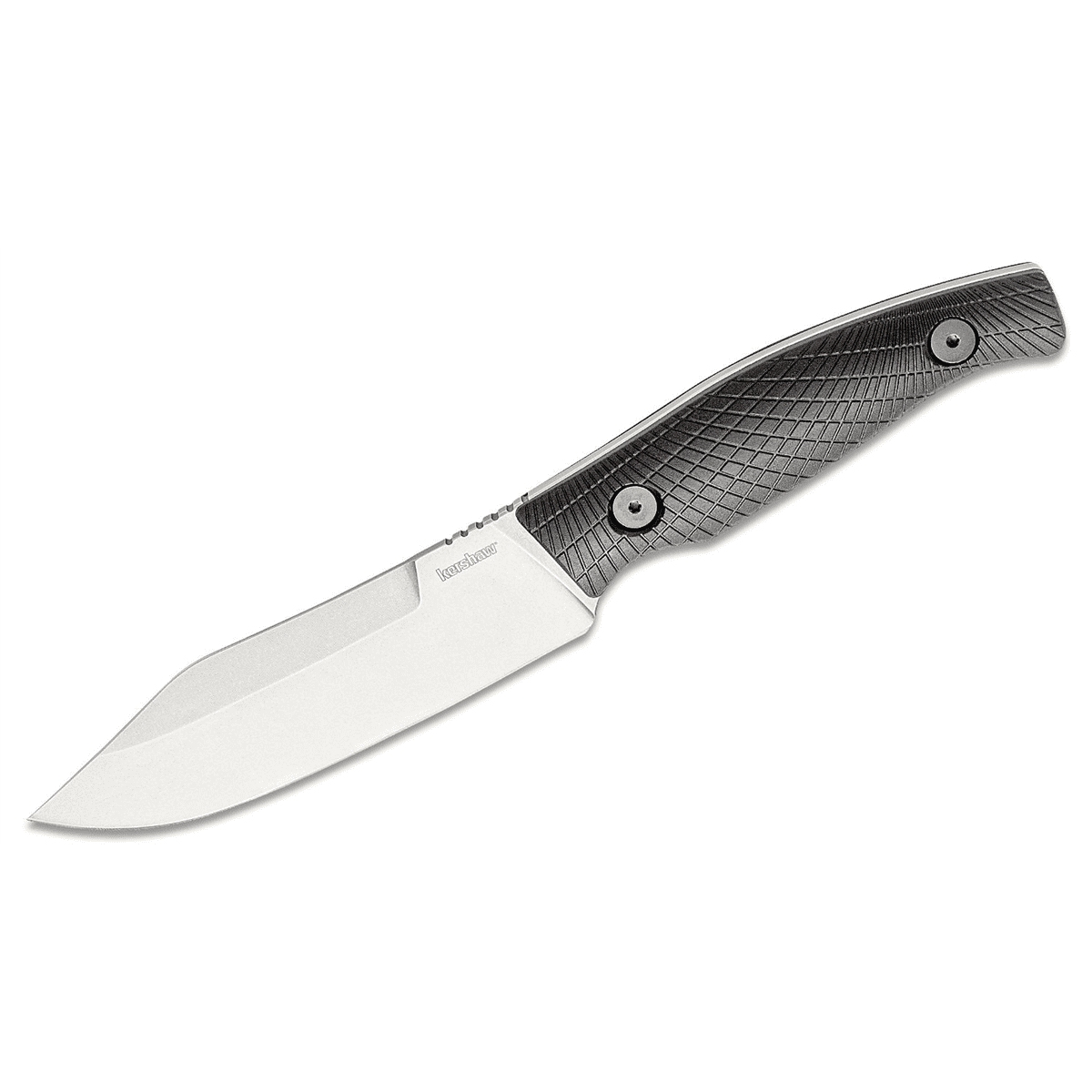 Kershaw Camp 5 Fixed Clip Point Blade Field Knife with Nylon Sheath - Black