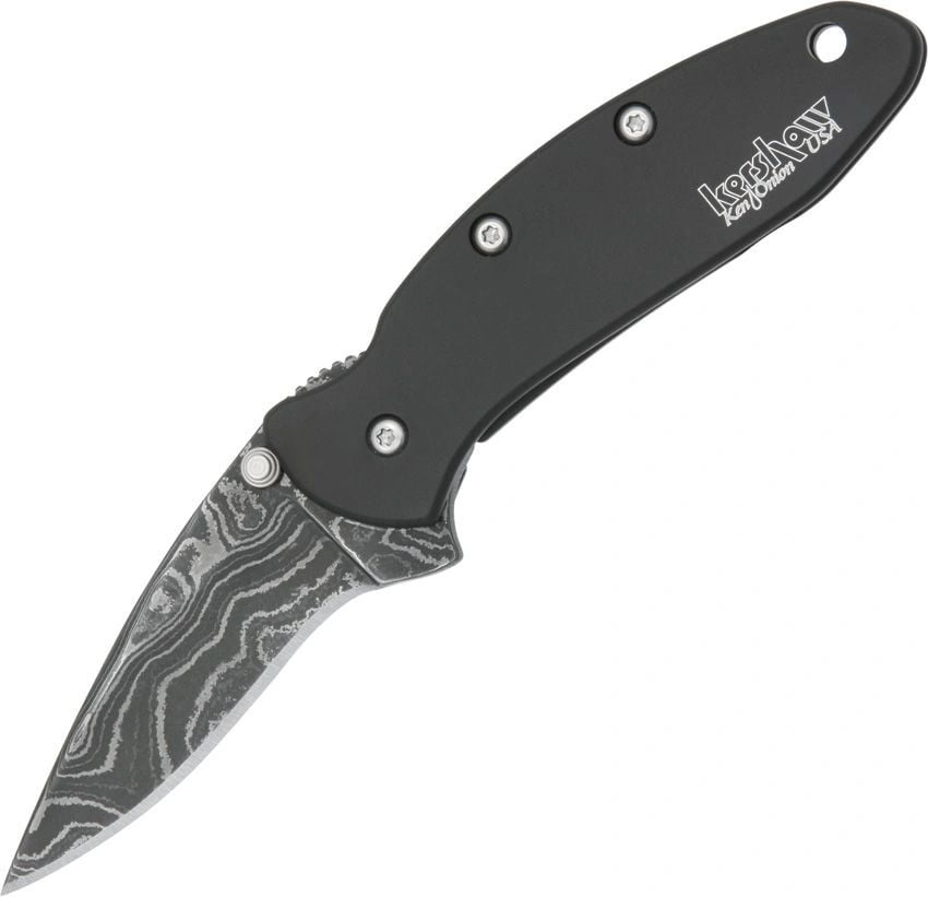 Kershaw Chive Damascus USA Knife Knives 1600DAM