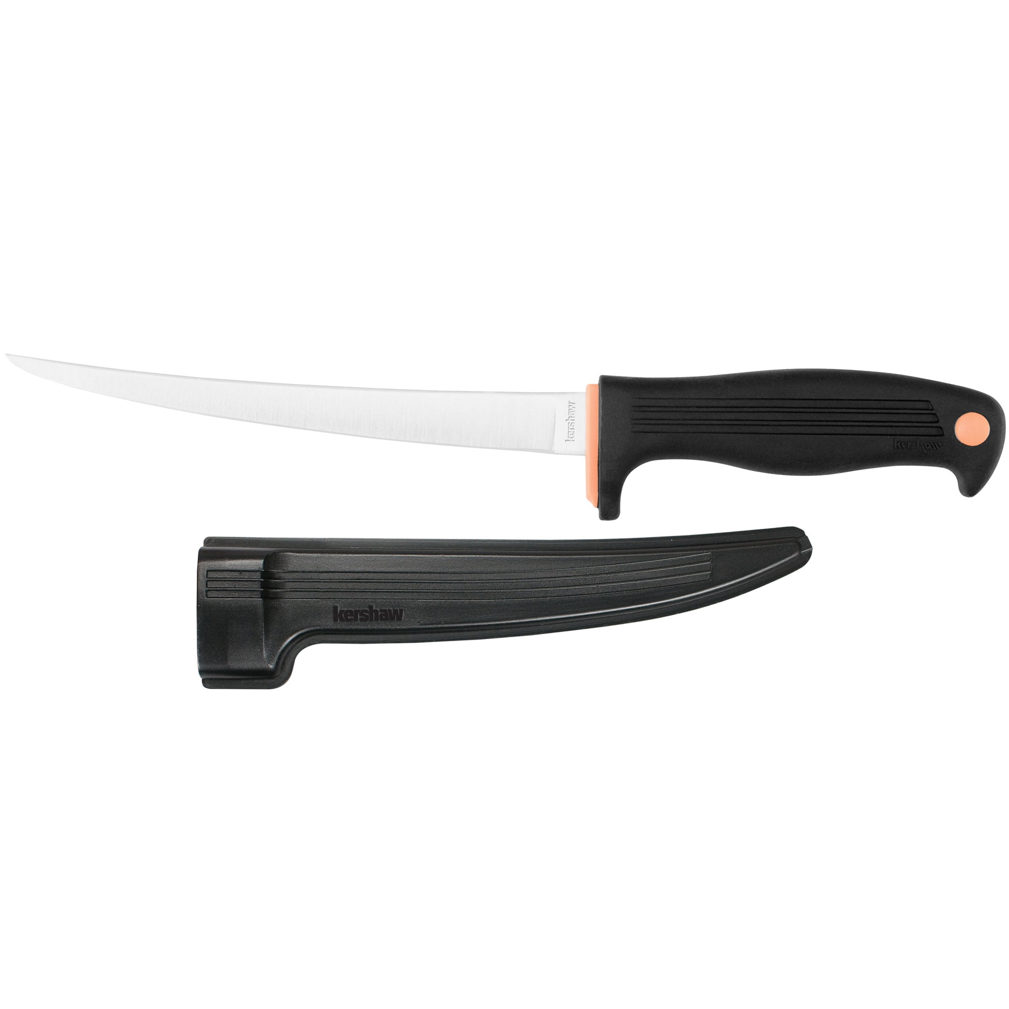 Kershaw Clearwater Fish Fillet Knife with Protective Sheath, 7” Blade