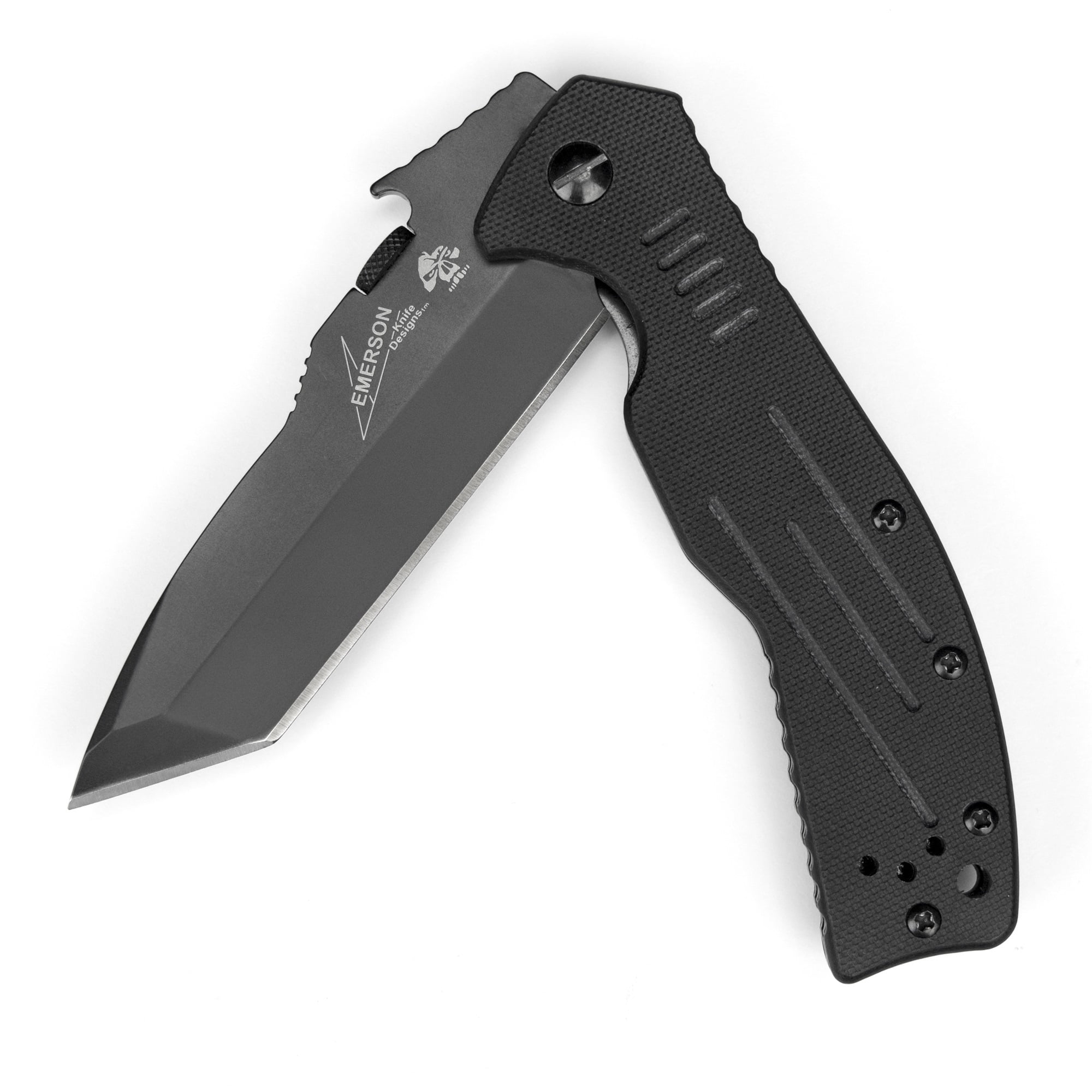 Kershaw Emerson Cqc-8K Pocket Knife, 3.5 Inch Folding Blade, (6044TBLK)