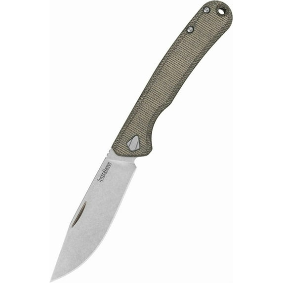 Kershaw Federalist Folding Pocket Knife, Manual Folder with Nail Nick, 3.25 inch CPM 154 Stainless Steel Blade, Made in the USA,Green