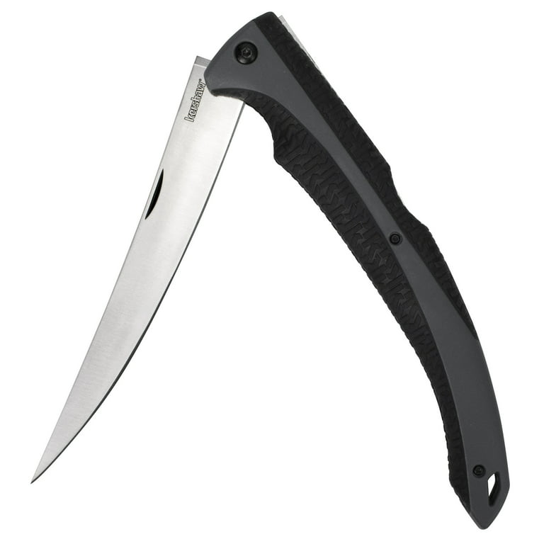 Kershaw Folding Fish Fillet Knife, 6.5” Stainless Steel Blade 